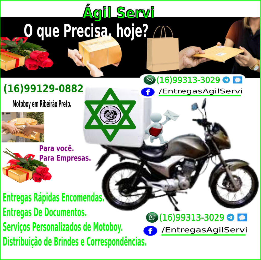Ágil Servi Ribeirão Preto empresa de motoboy 
